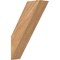 Ekena Millwork 5 1/2"W x 16"D x 24"H Traditional Smooth Knee Brace, Western Red Cedar BRC06X16X24TRA00SWR - alternate 1